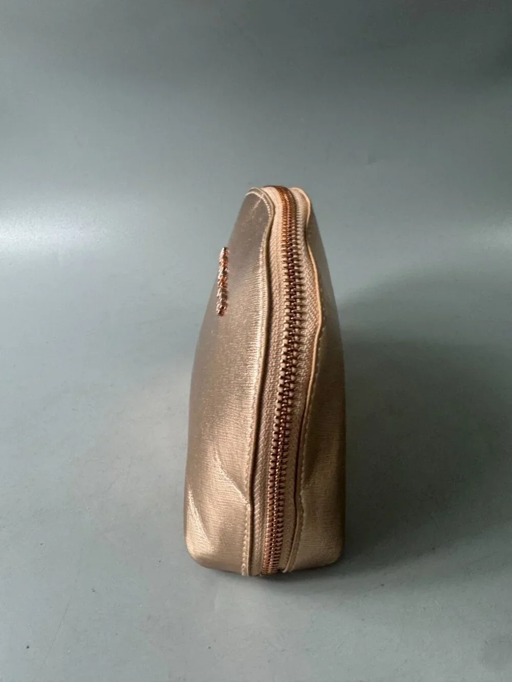 MICHAEL KORS MK Jet Set Travel Large Leather Cosmetic Pouch-Rose Gold